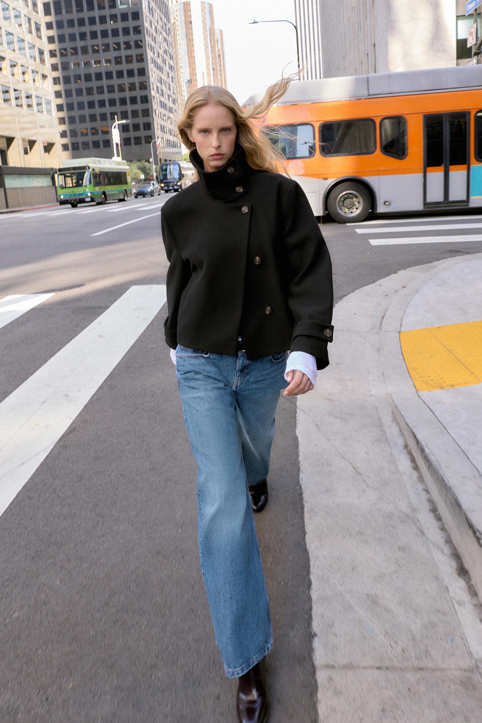 Cappotto a collo alto