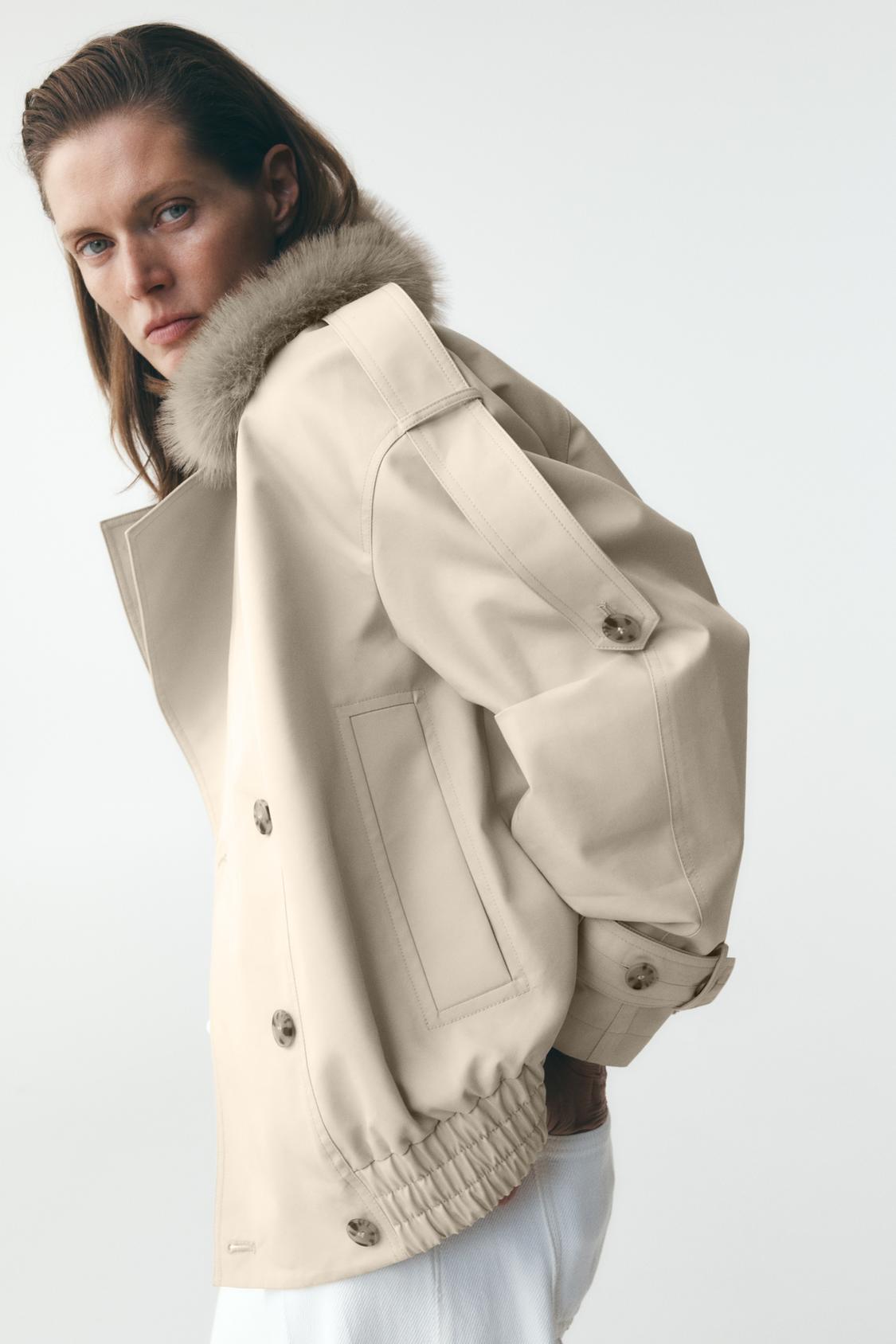 Sarai Beige Trench Coat