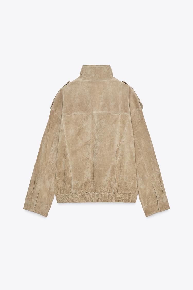 Marble Sand Suede Jacket
