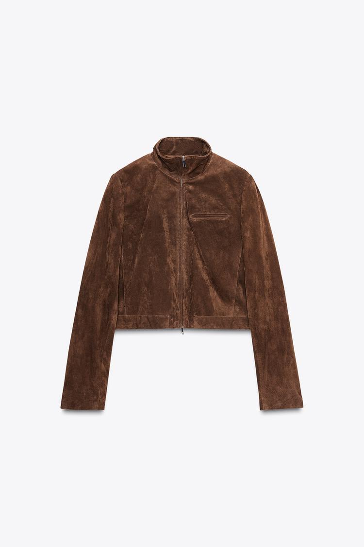 Mocha Luxe Suede Jacket