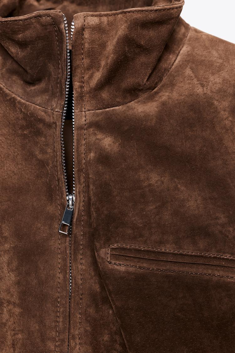 Mocha Luxe Suede Jacket