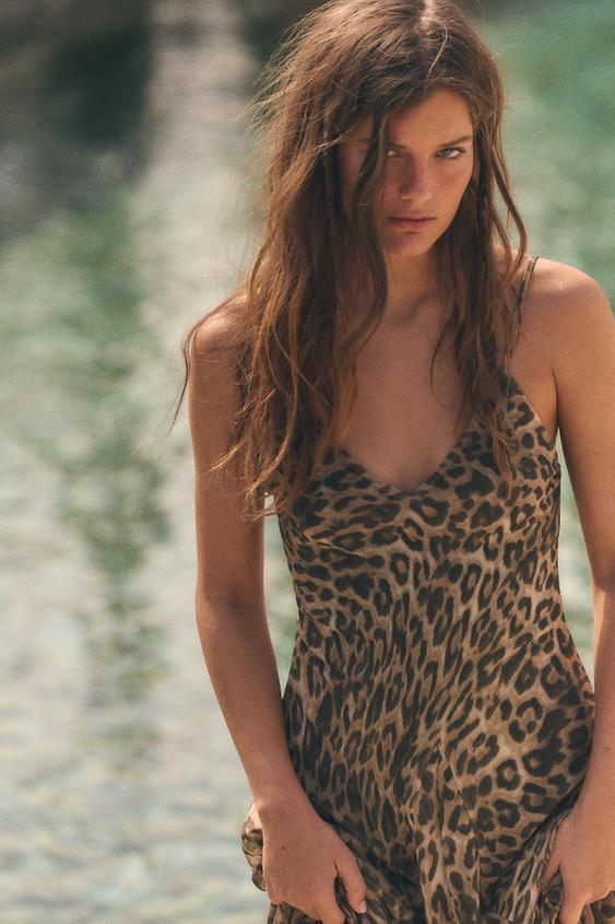 Leopard Print Maxi Dress