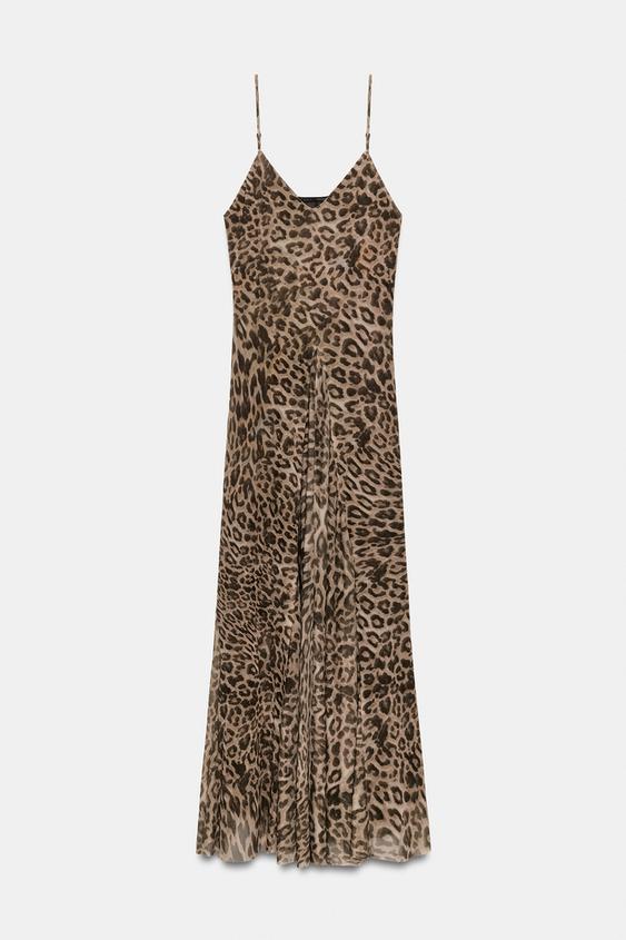 Leopard Print Maxi Dress