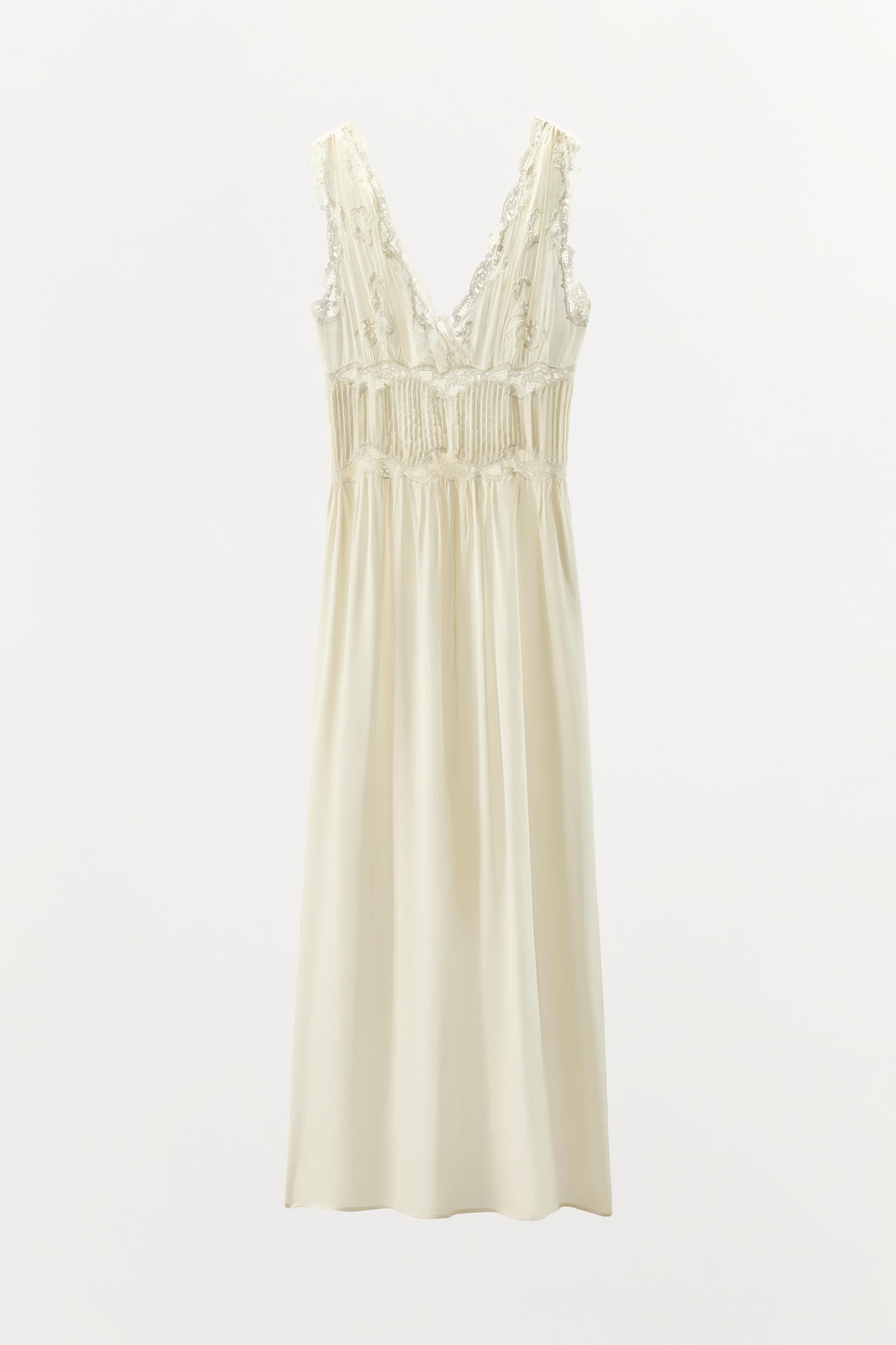 Satin Lace Dress