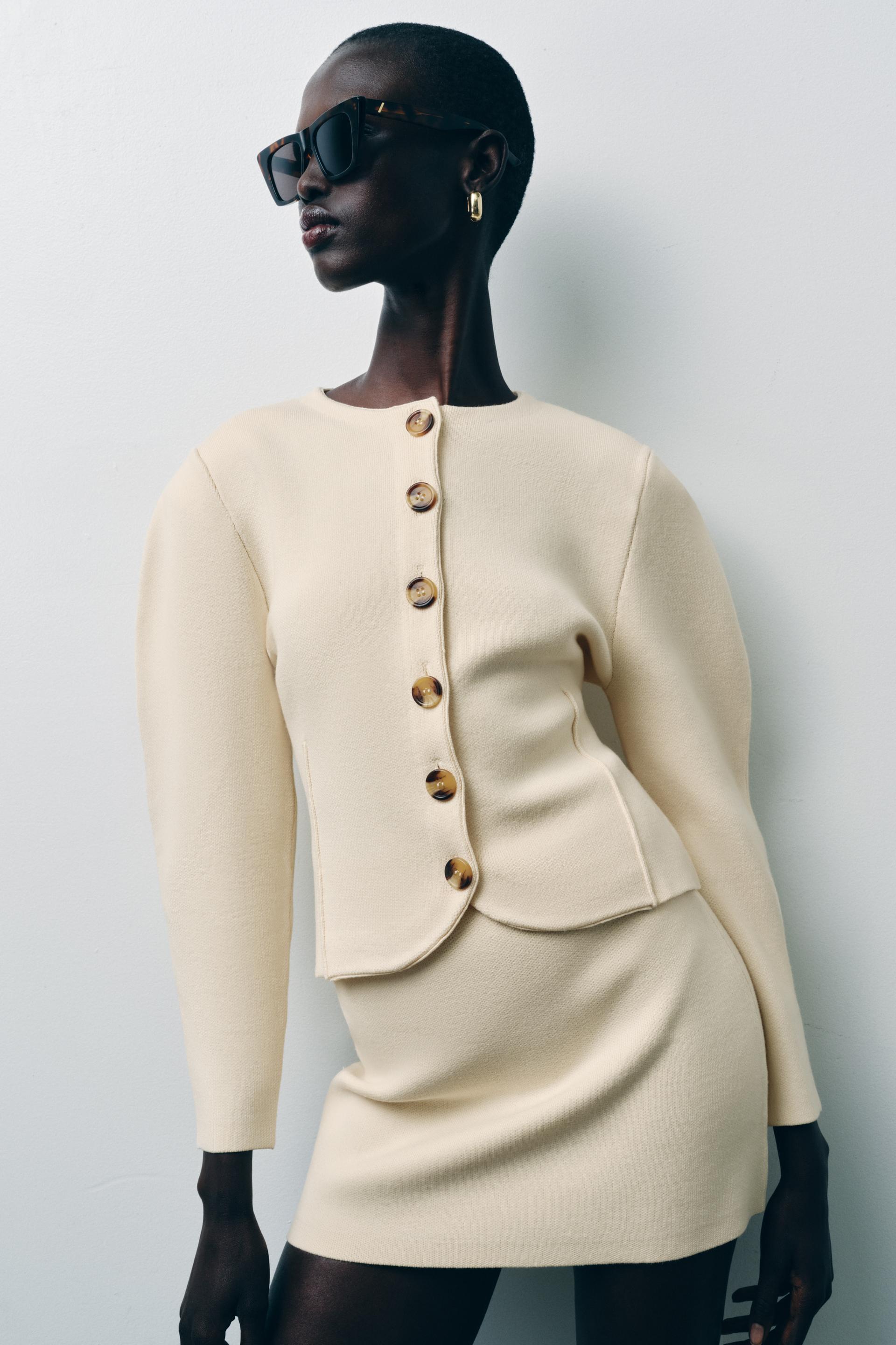 Amara Sculpted Button Cardigan