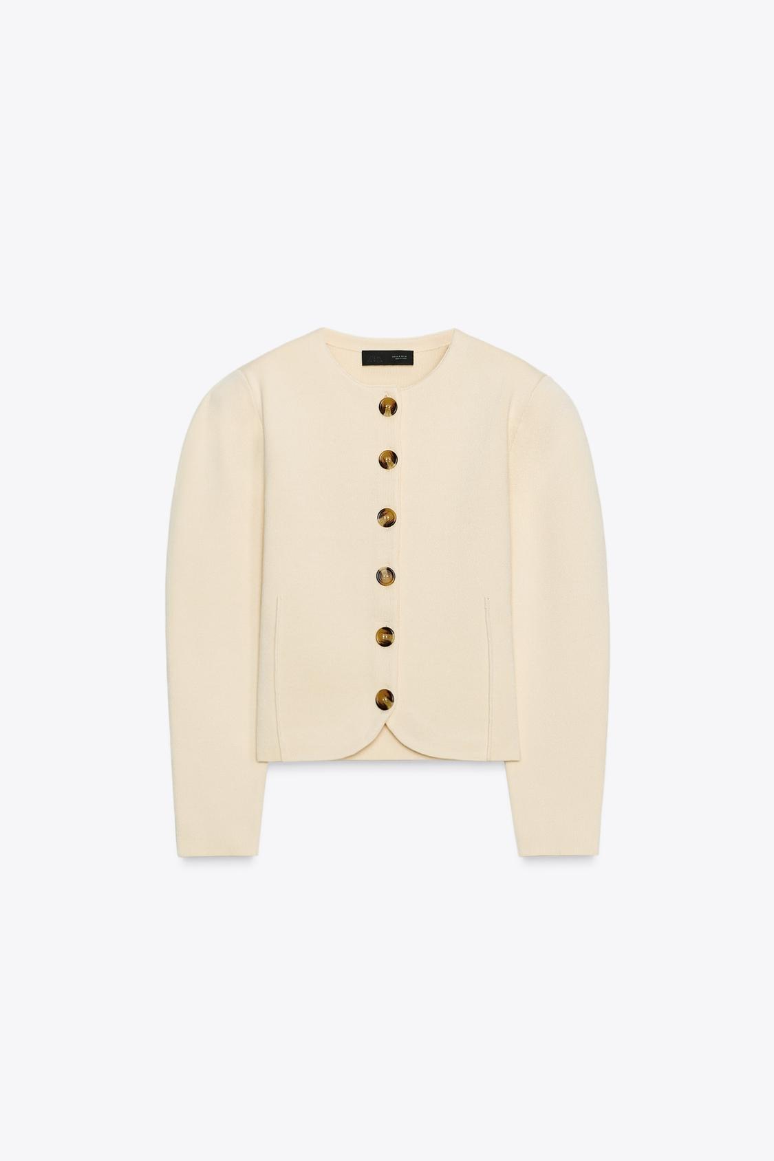 Amara Sculpted Button Cardigan