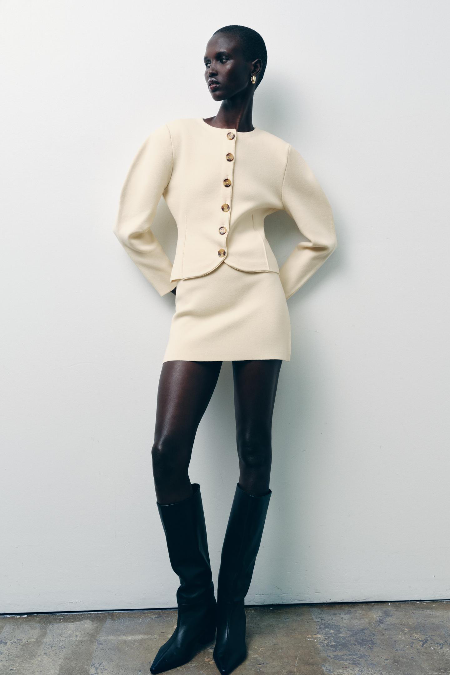 Amara Sculpted Button Cardigan