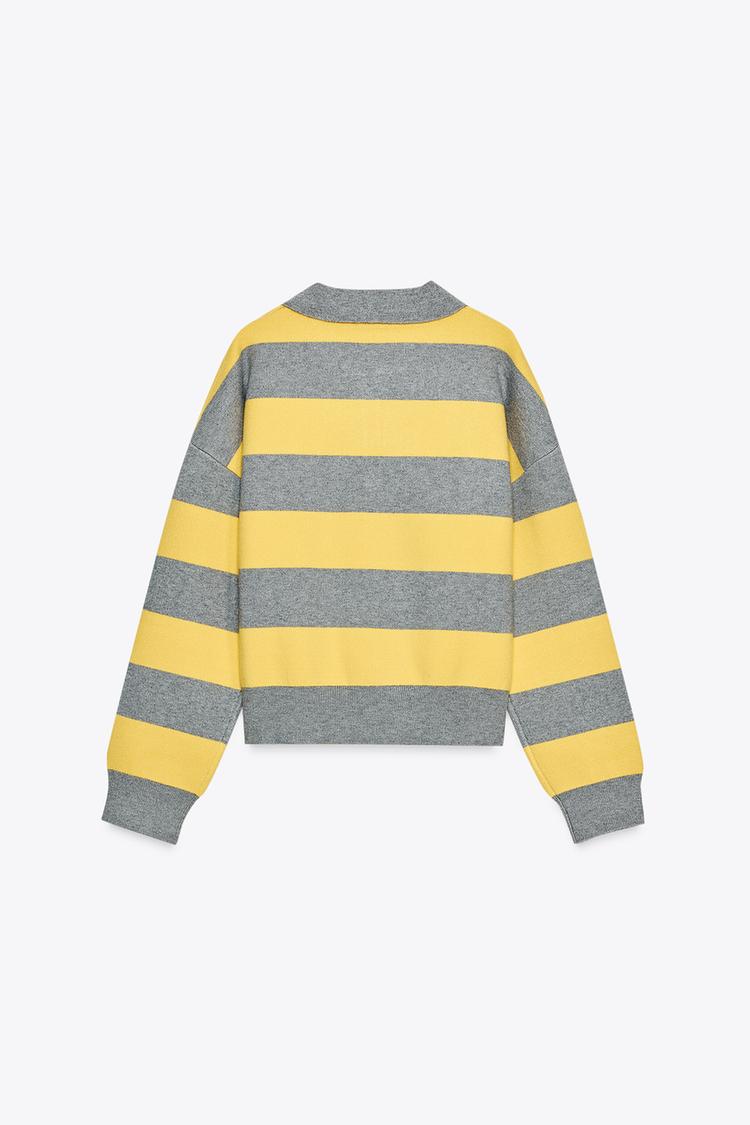 Striped Turtleneck Jumper