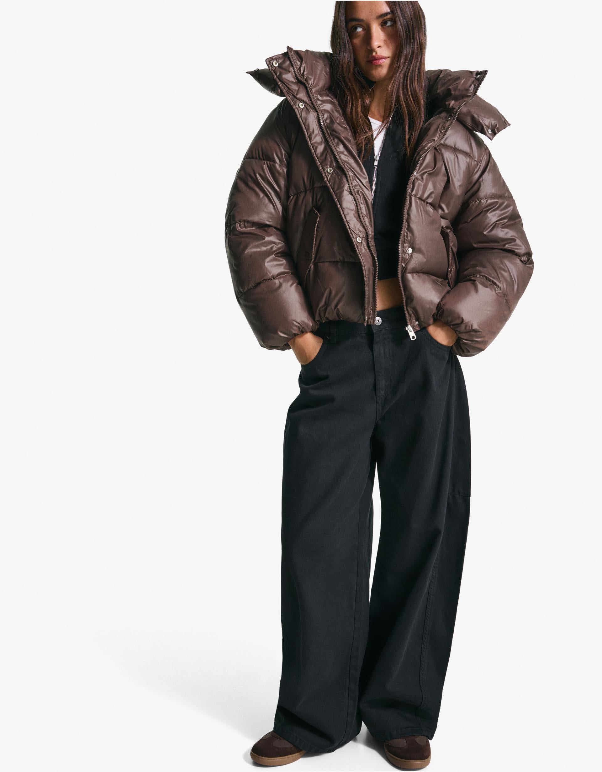 Brown Puffer Jacket