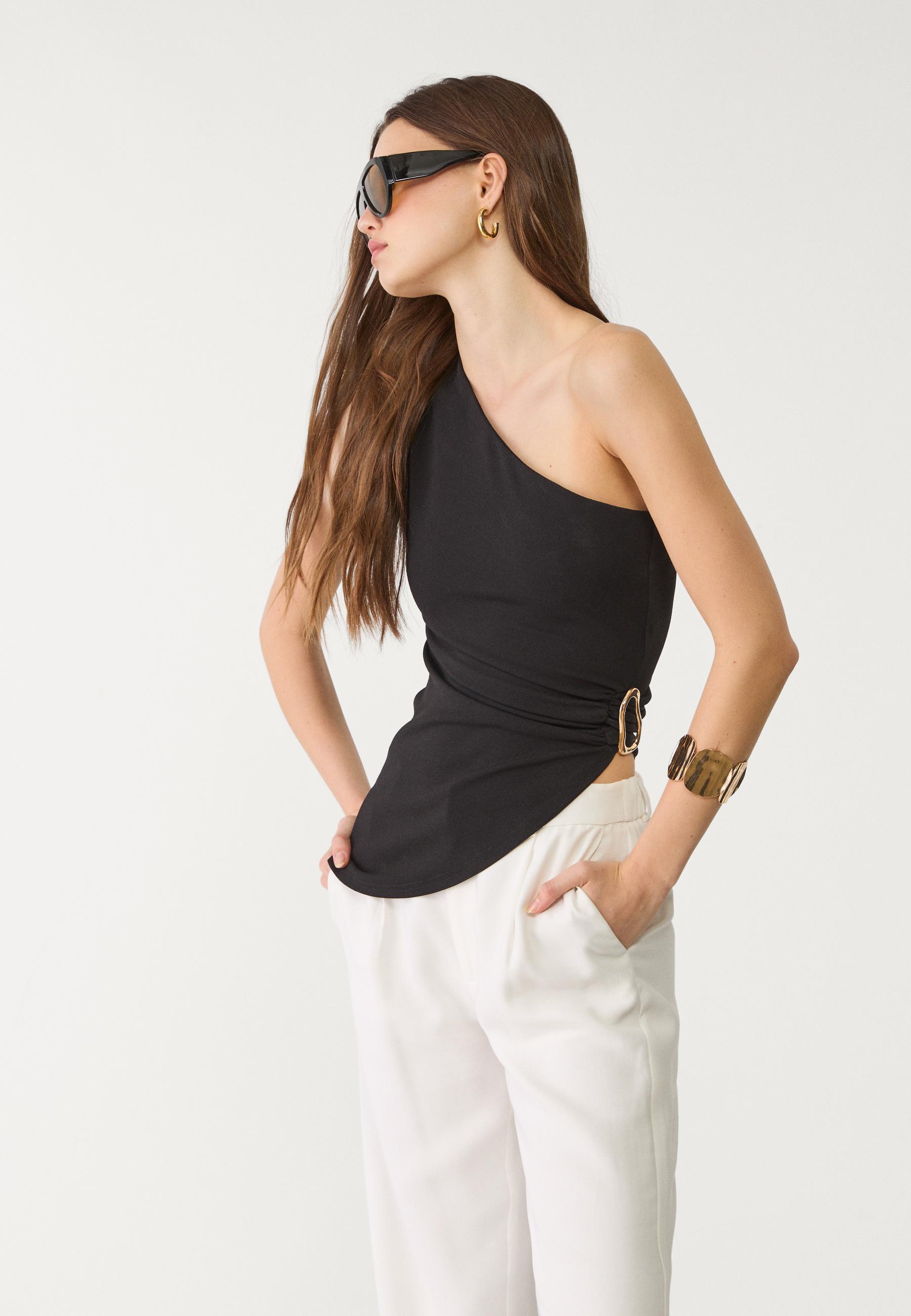 The Asymmetra One-Shoulder Top