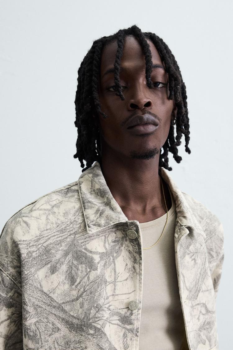 Relaxed Bermuda Camo Grey Set