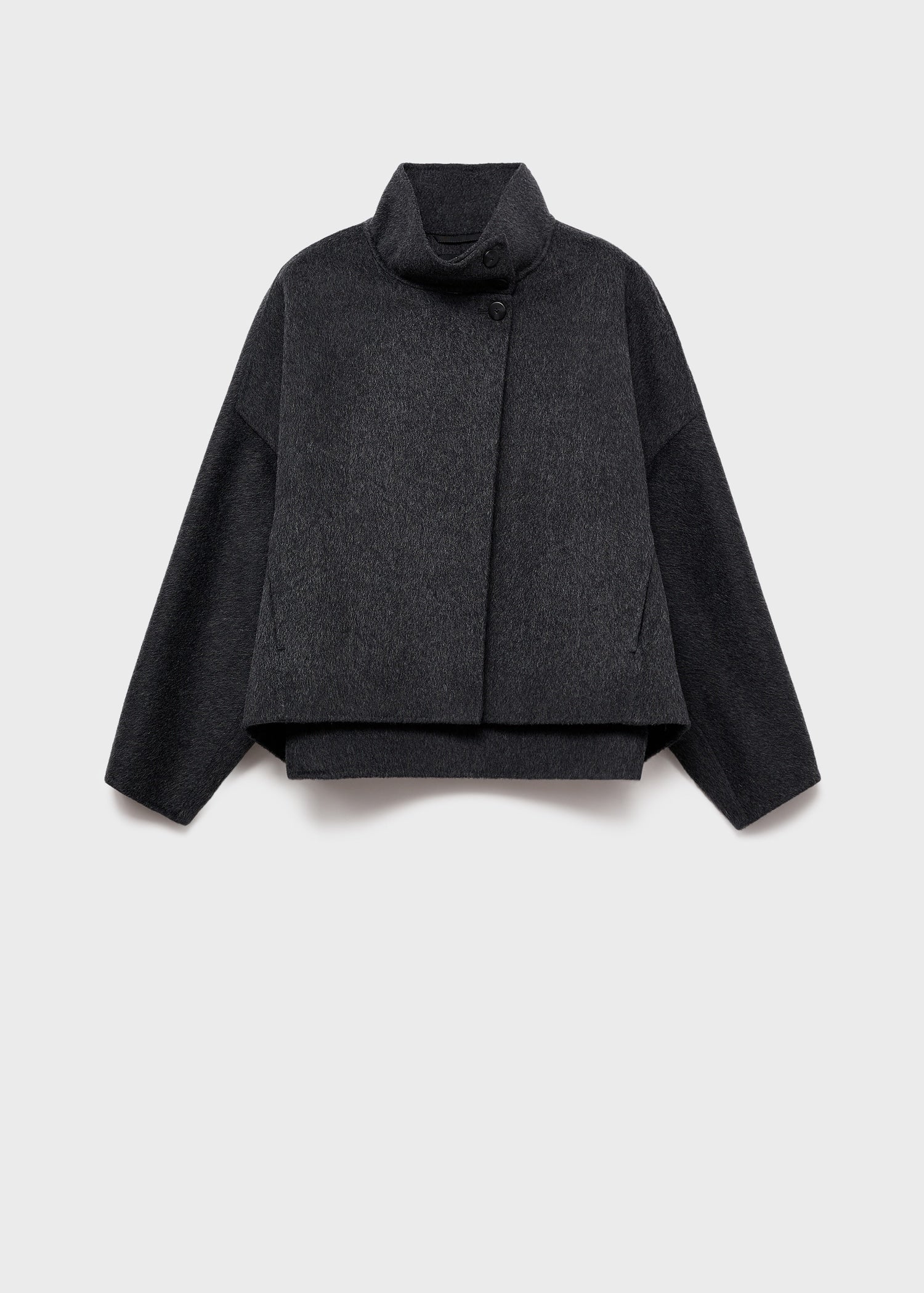 Slate Structure Cropped Jacket