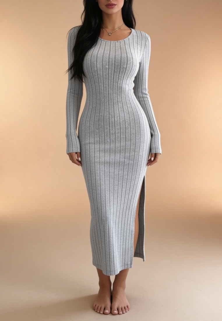 Fitted Midi Dress