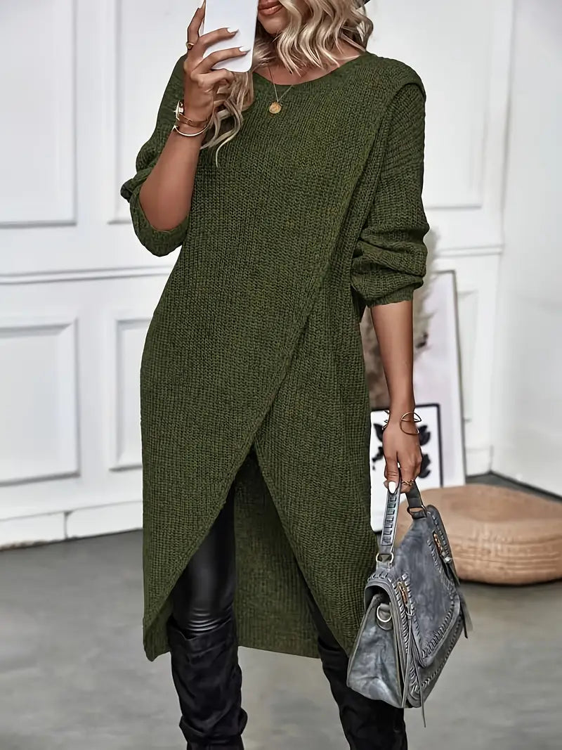 Aspen Wrap Knit Dress