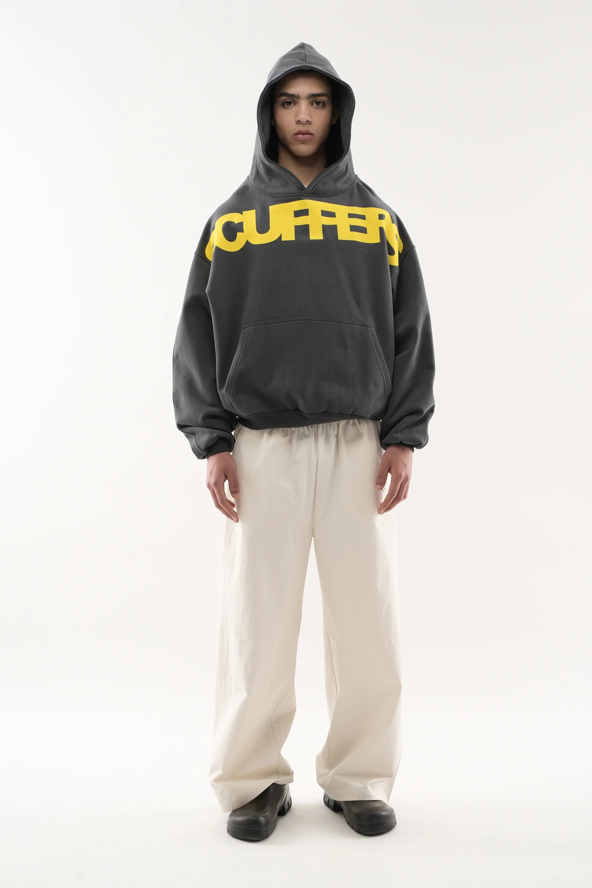 Felpa con cappuccio Flock scura