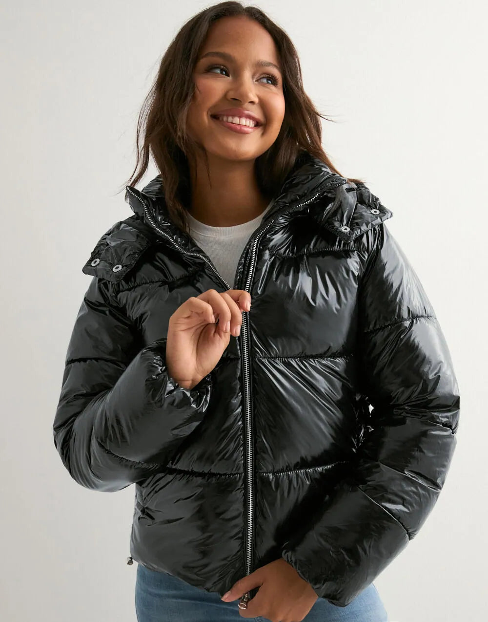 Everyday Shiny Puffer Jacket