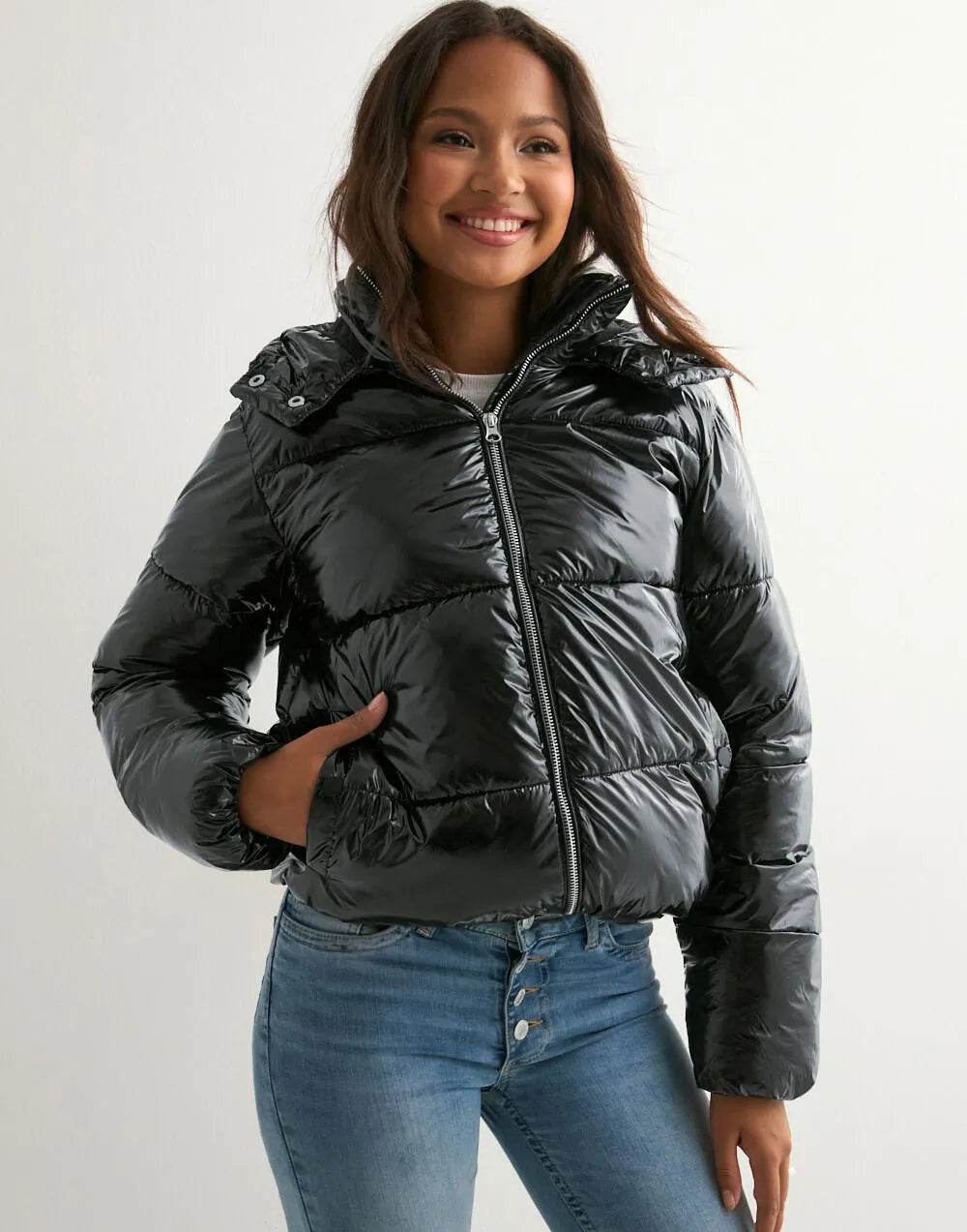 Everyday Shiny Puffer Jacket