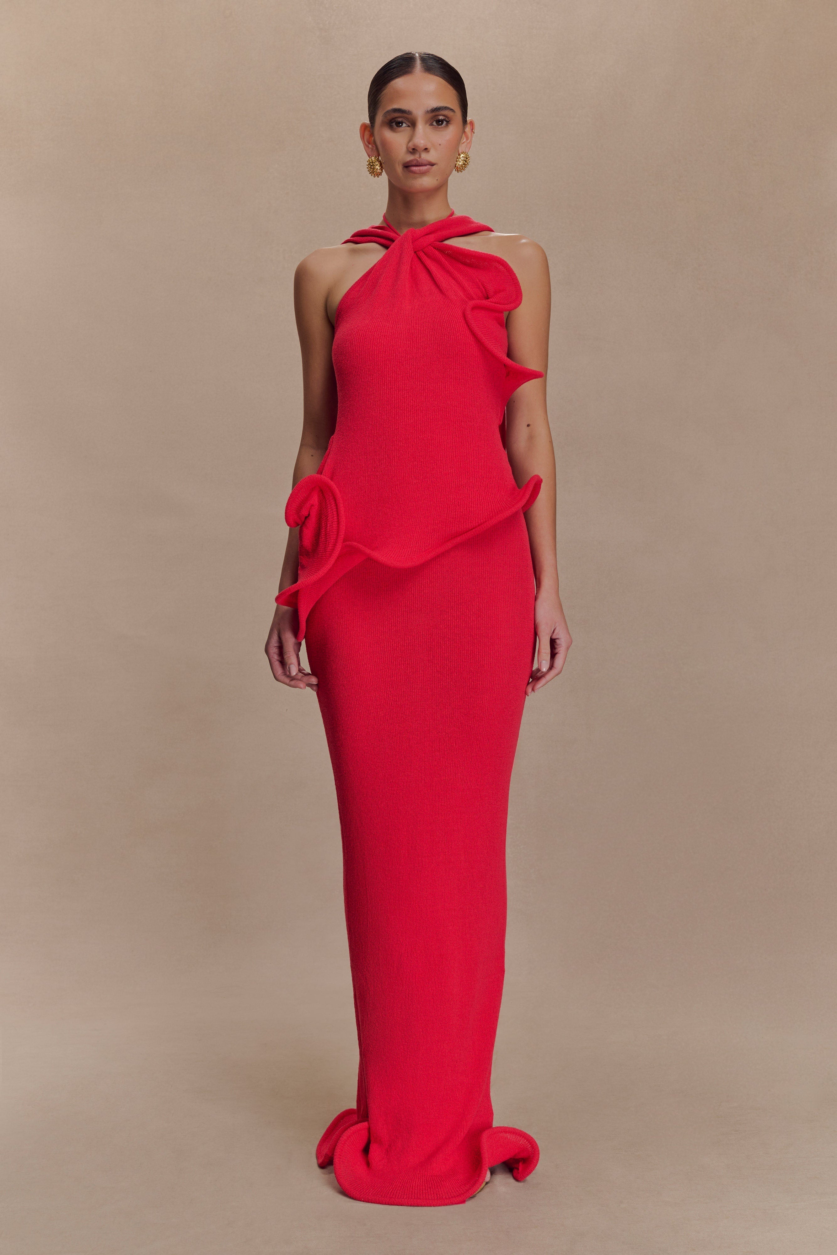 The Madam Red Maxi Dress