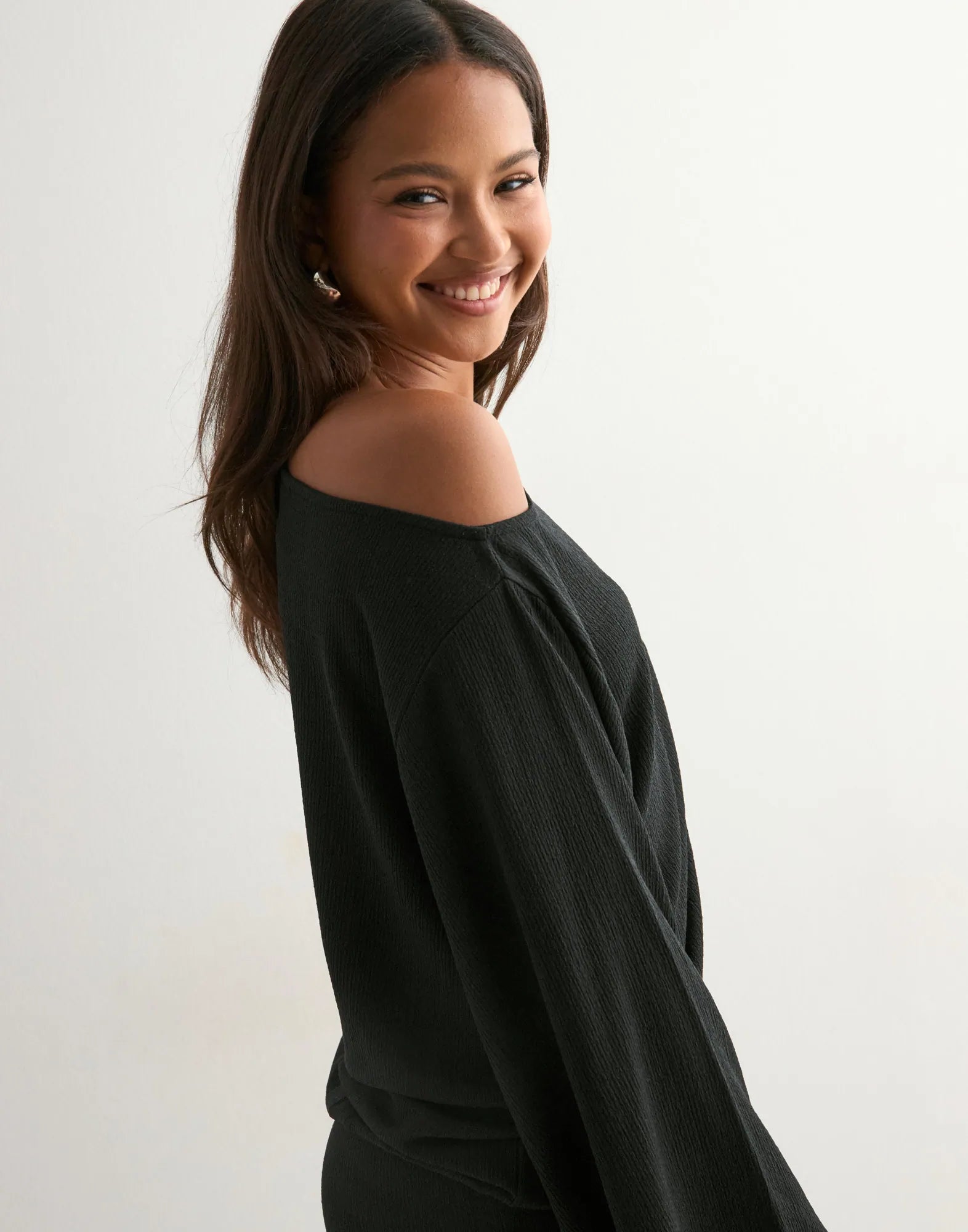 Ember Black Knit Mini Dress