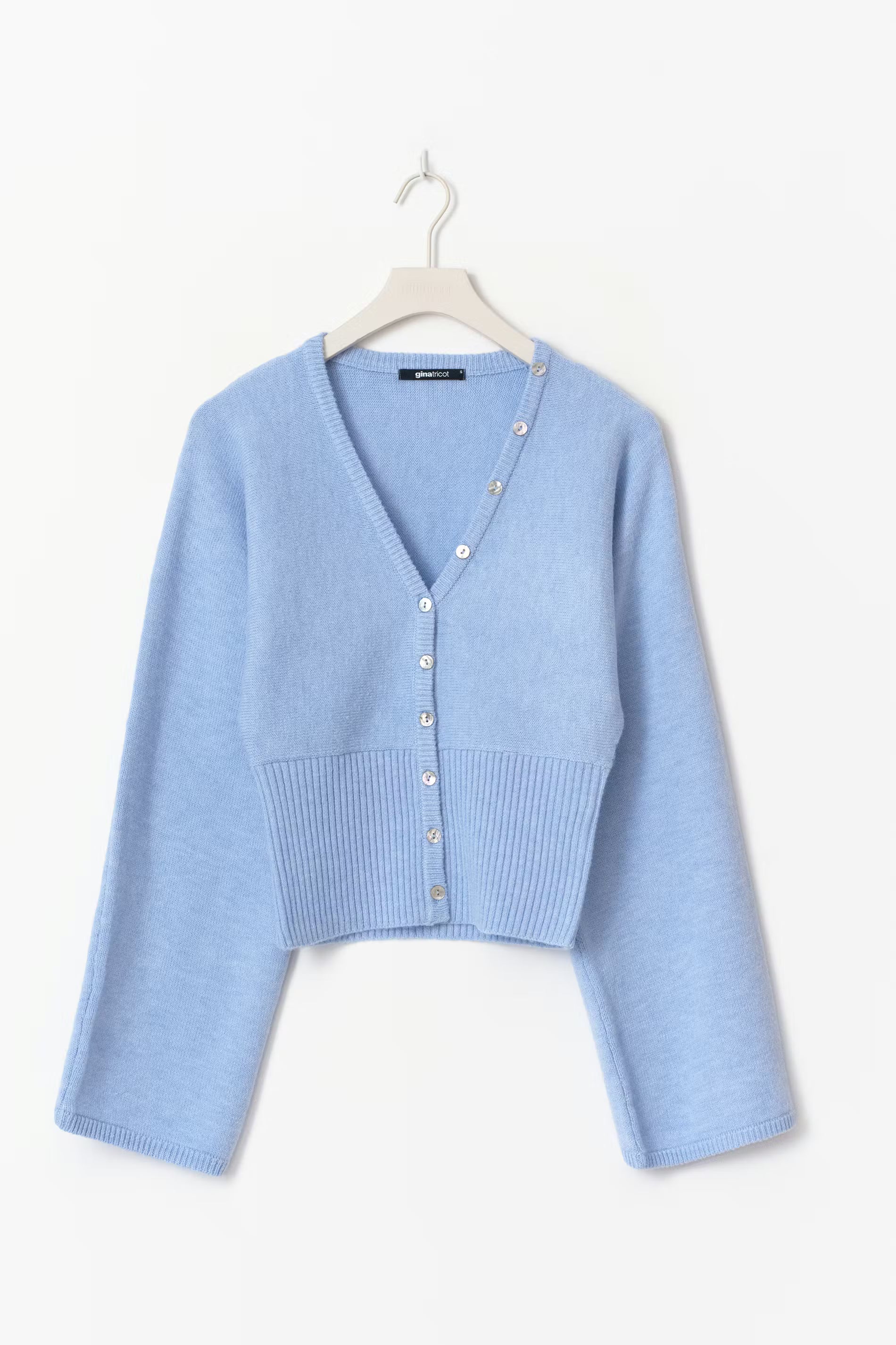 Cardigan azzurro neonato