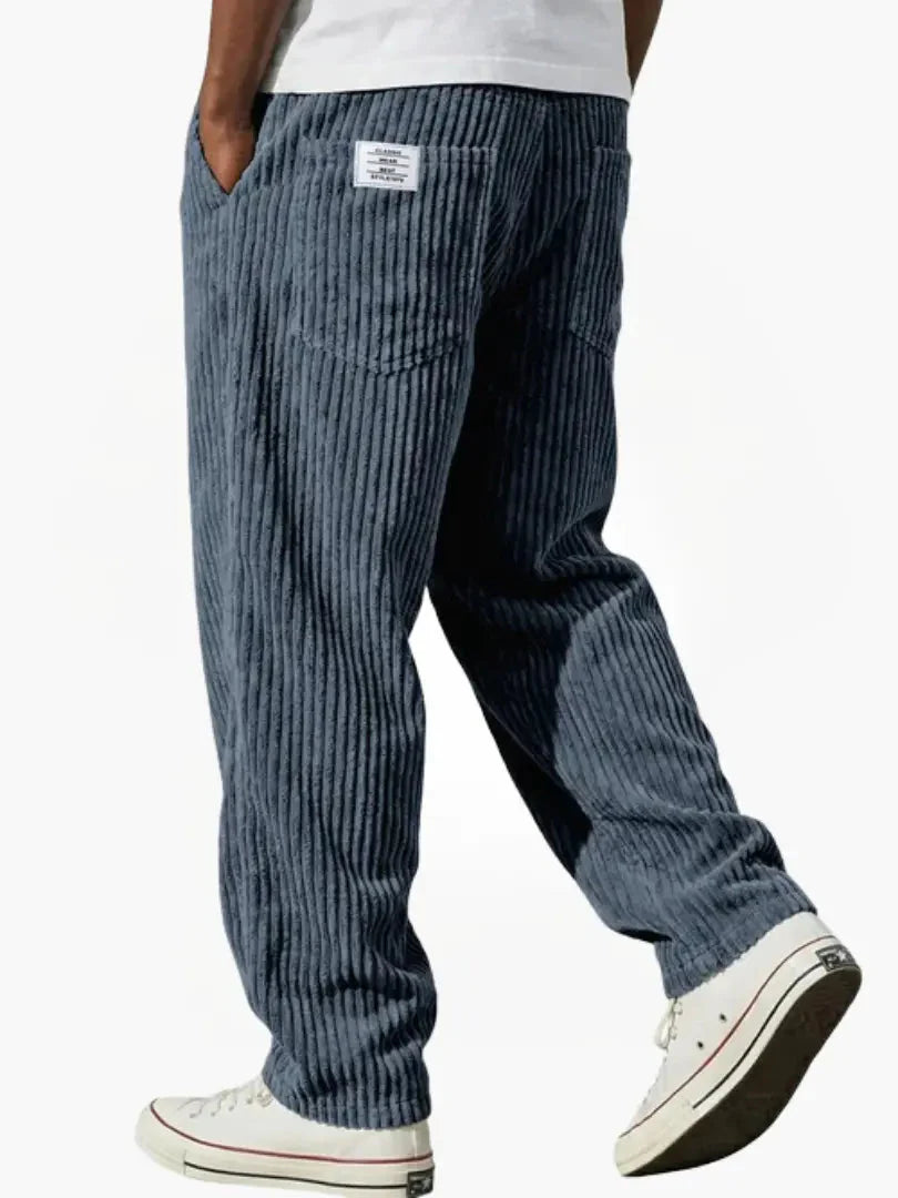 Pantaloni Testurizzati con Coulisse