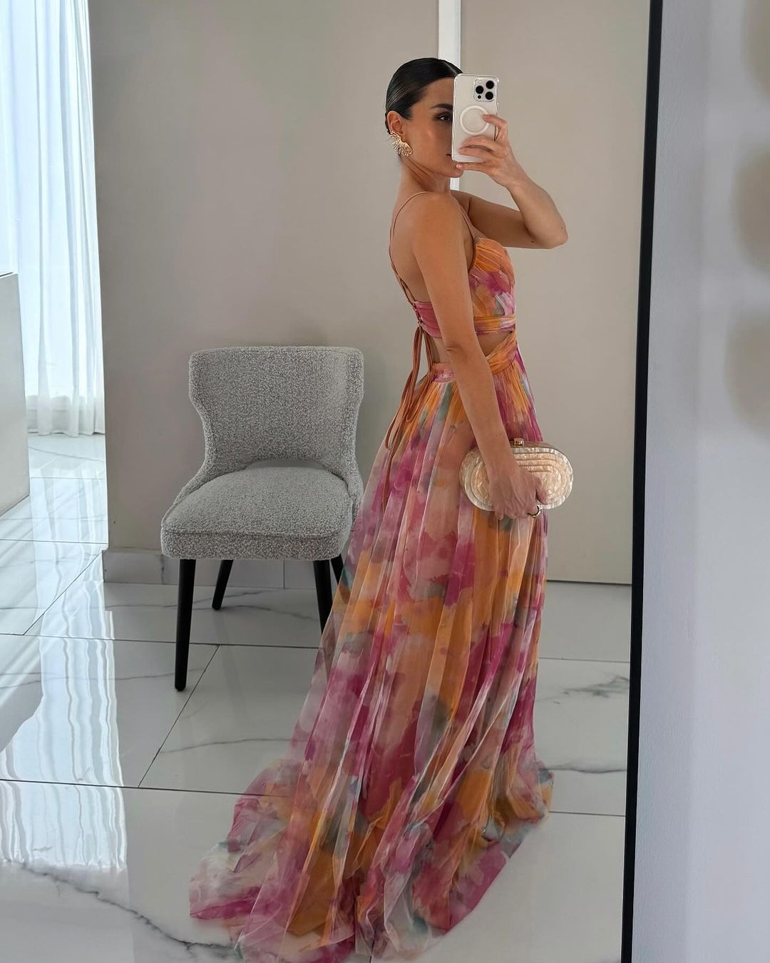 Maxi abito Eleganza Floreale