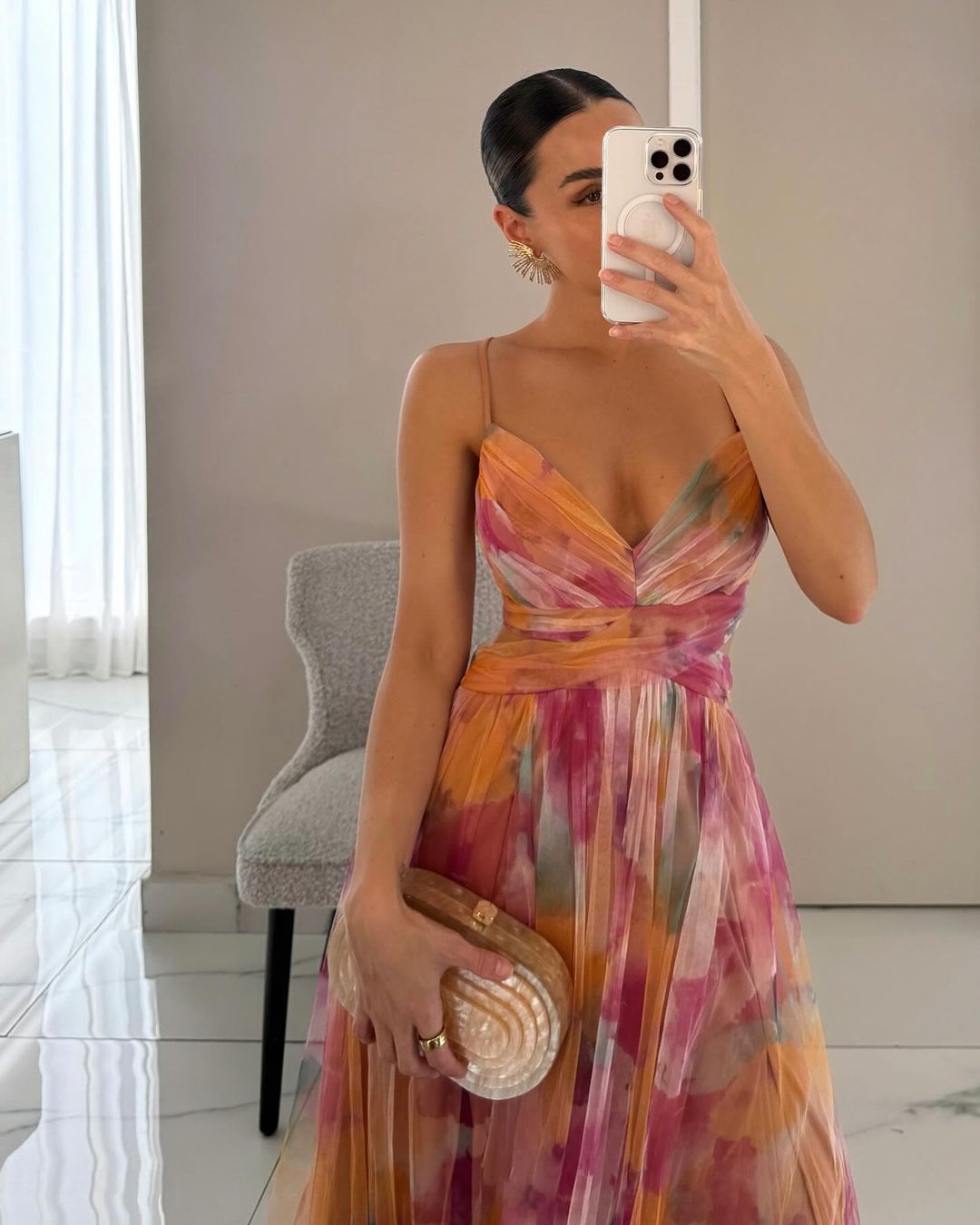 Maxi abito Eleganza Floreale