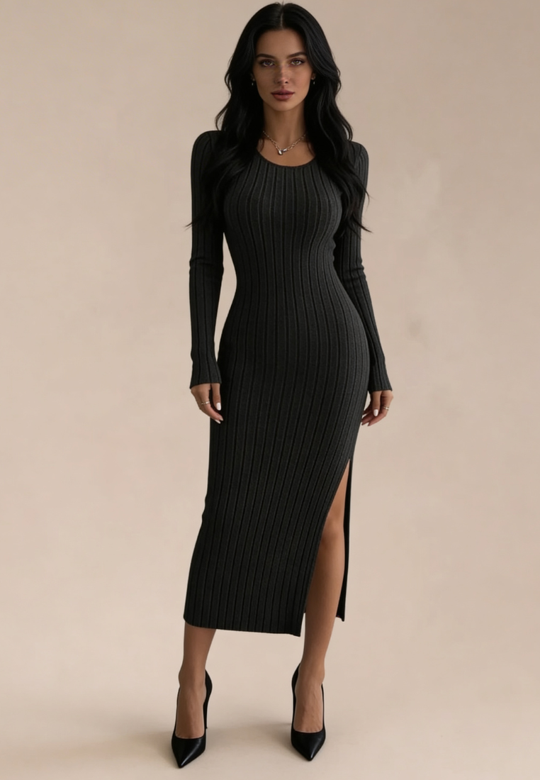 Fitted Midi Dress