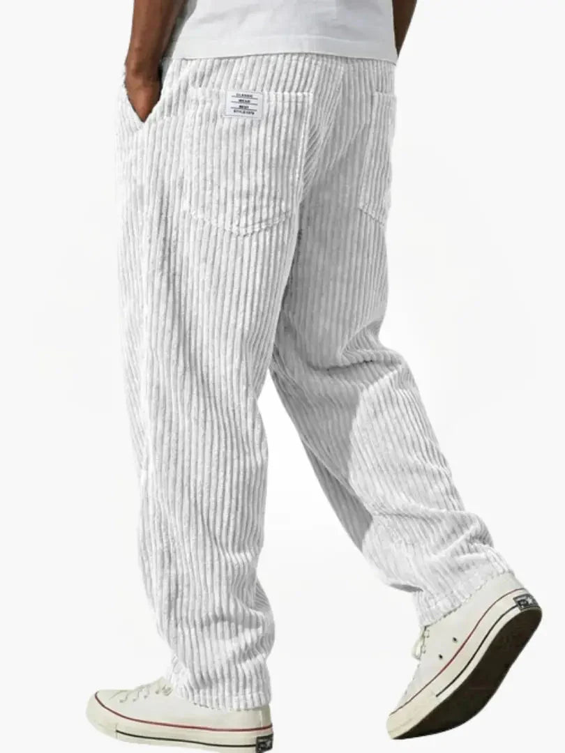 Pantaloni Testurizzati con Coulisse