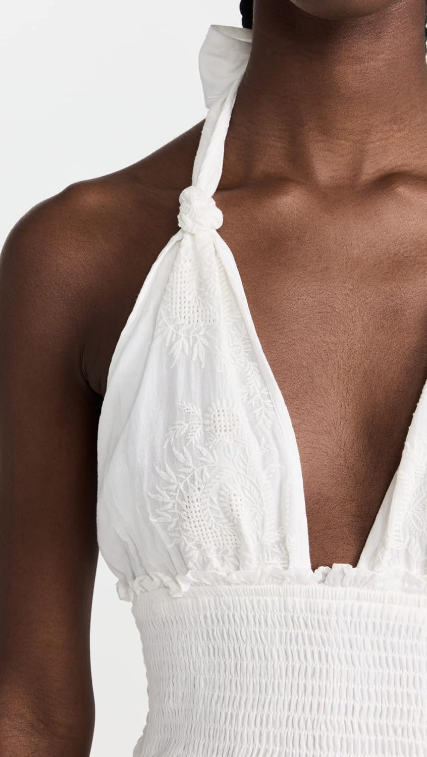 Isla Tiered Halter Mini Dress