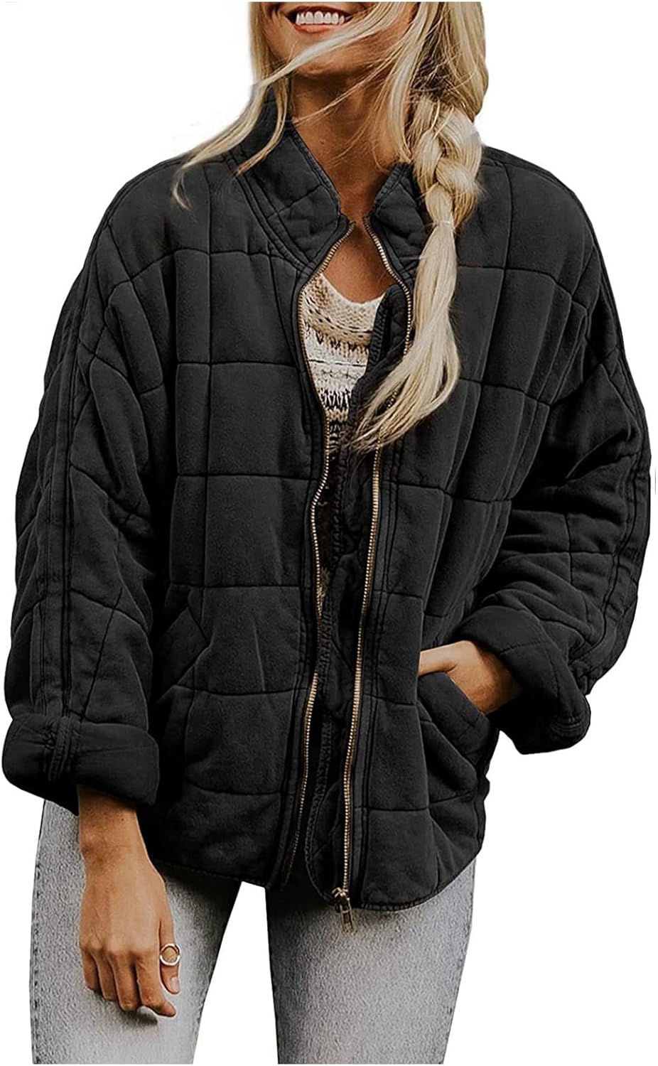 Oslo Quilted Bomber