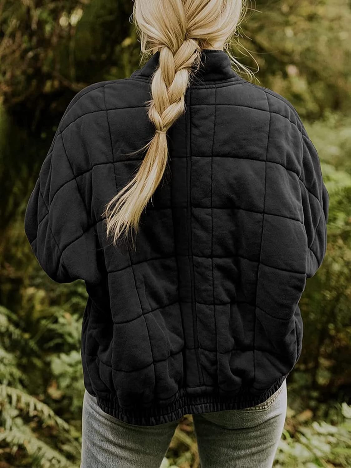Oslo Quilted Bomber