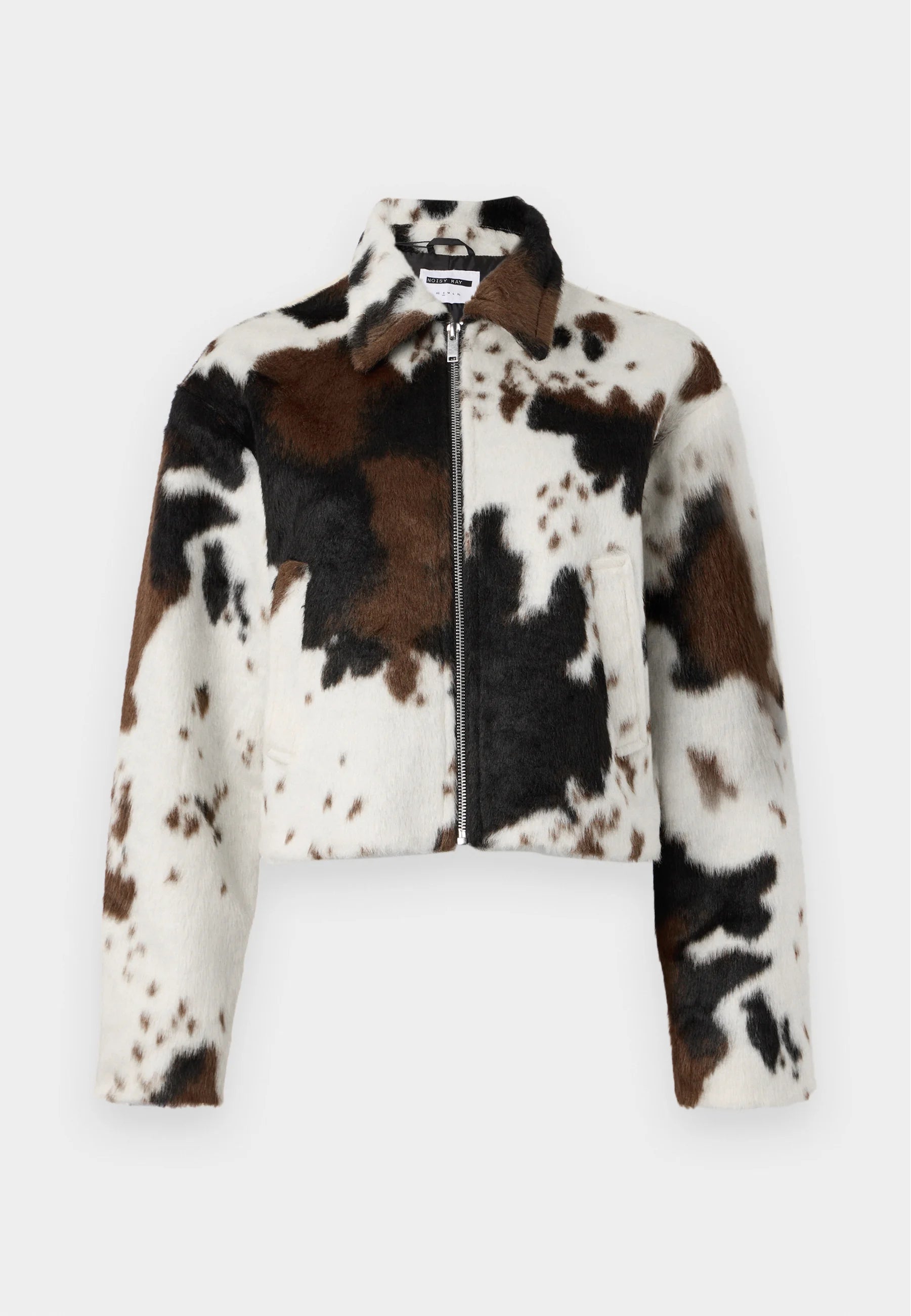 Print Faux Light Jacket