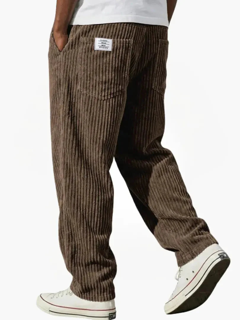 Pantaloni Testurizzati con Coulisse