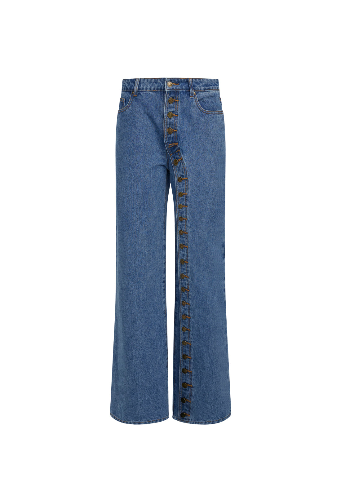 Offbeat Button Jeans