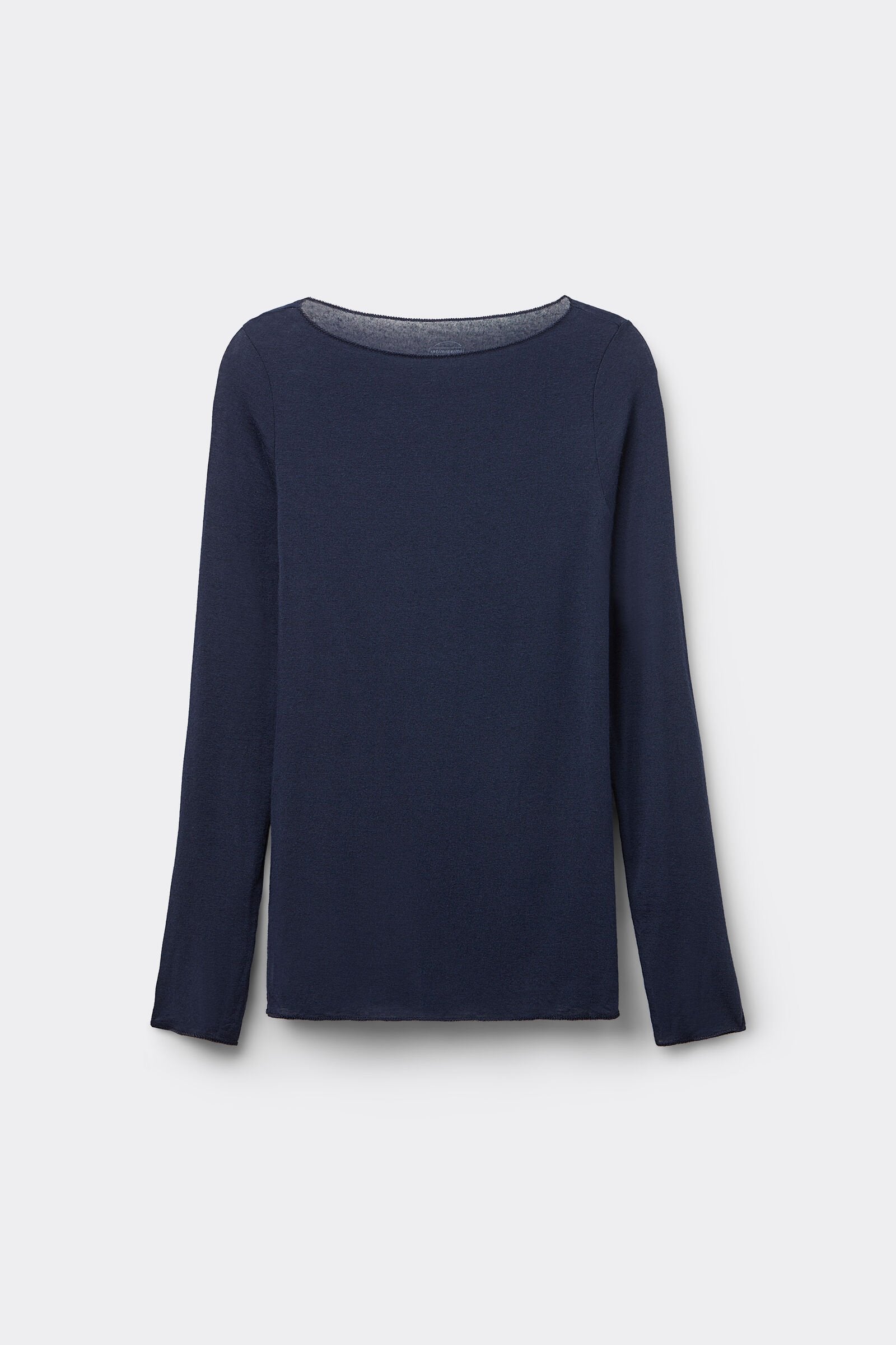 Boat Neck Long-sleeve In Modal Cashmere