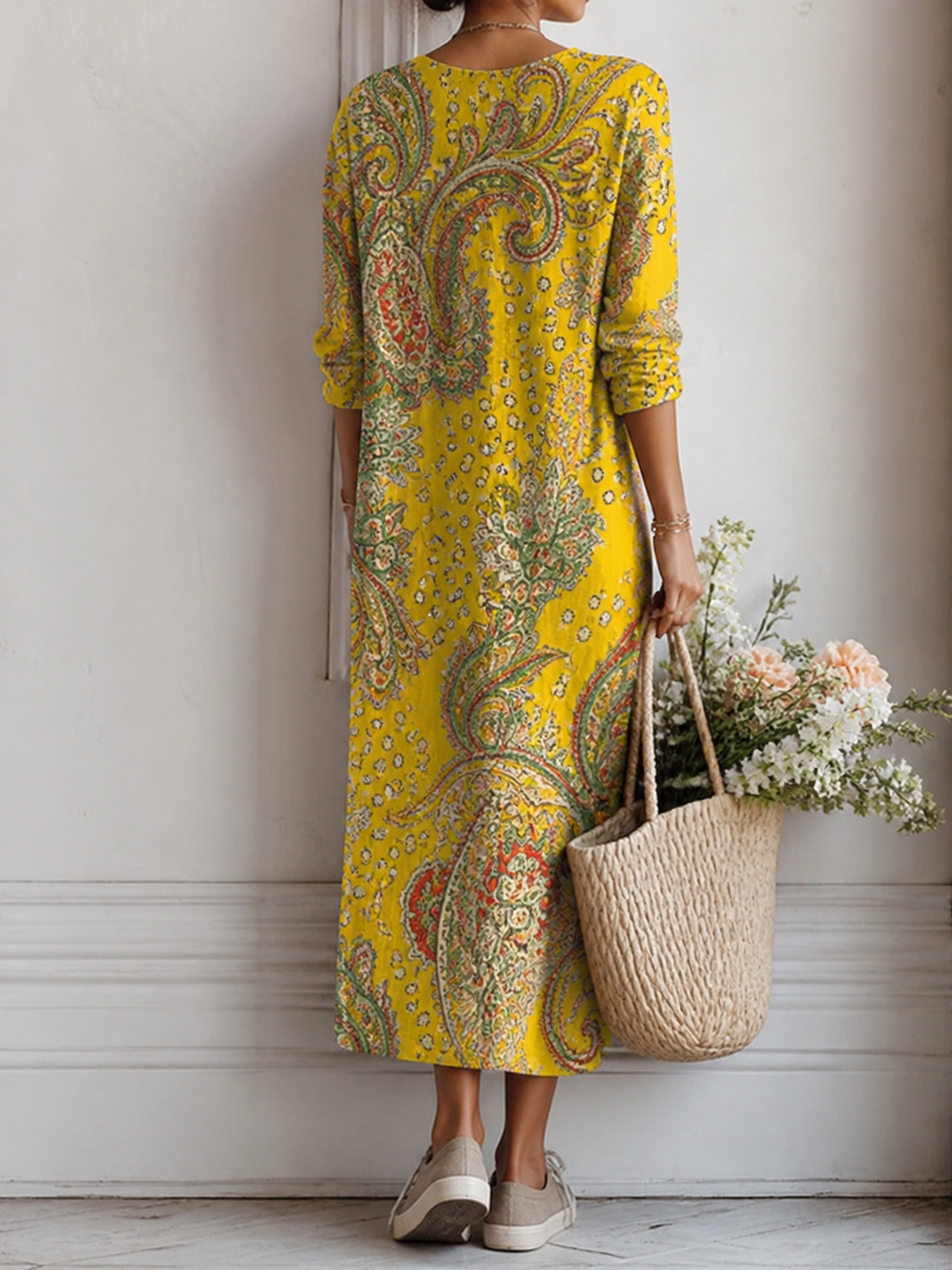 Abito Golden Paisley Breeze