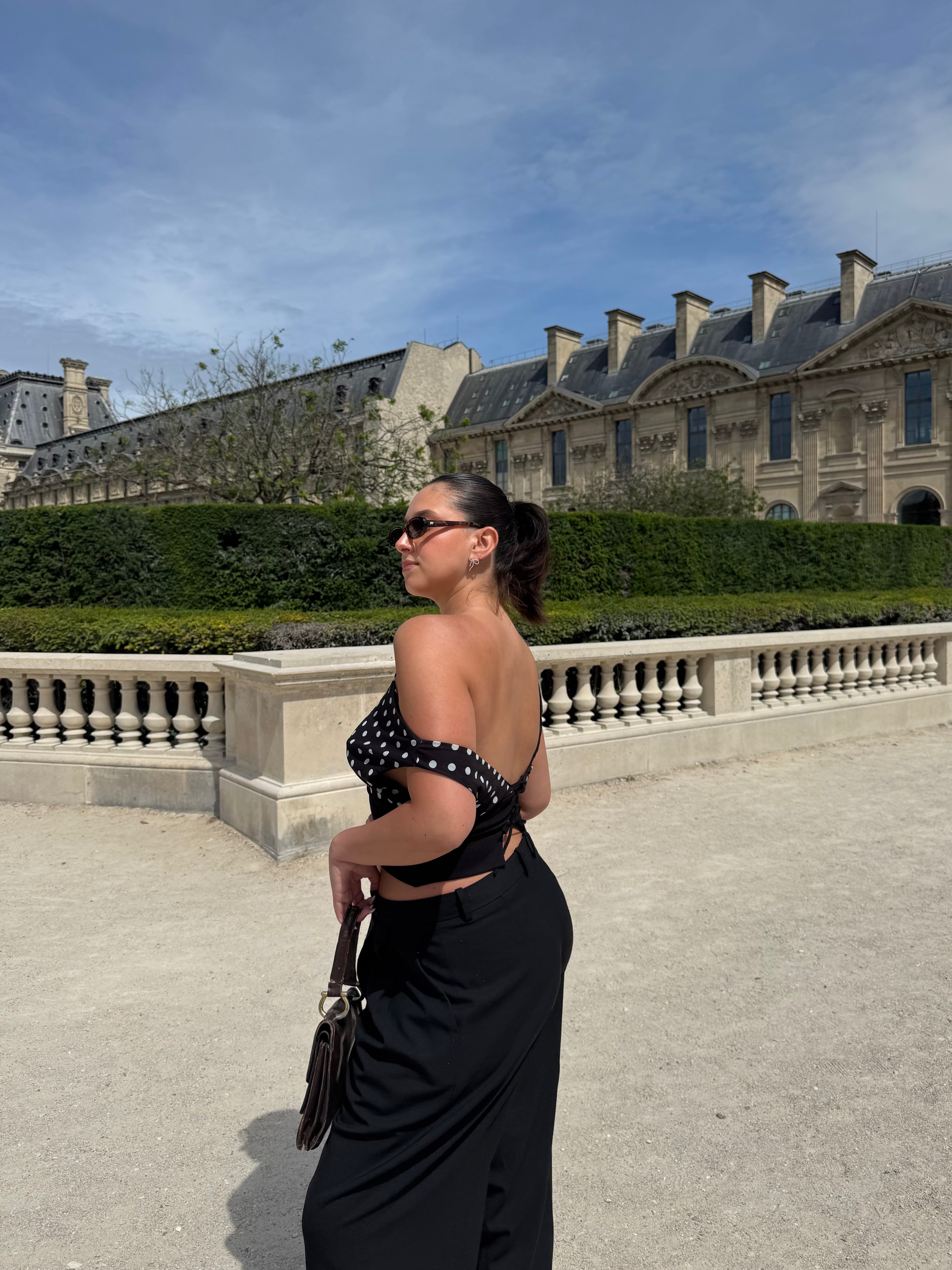 Dalmatin Polka Dot Top