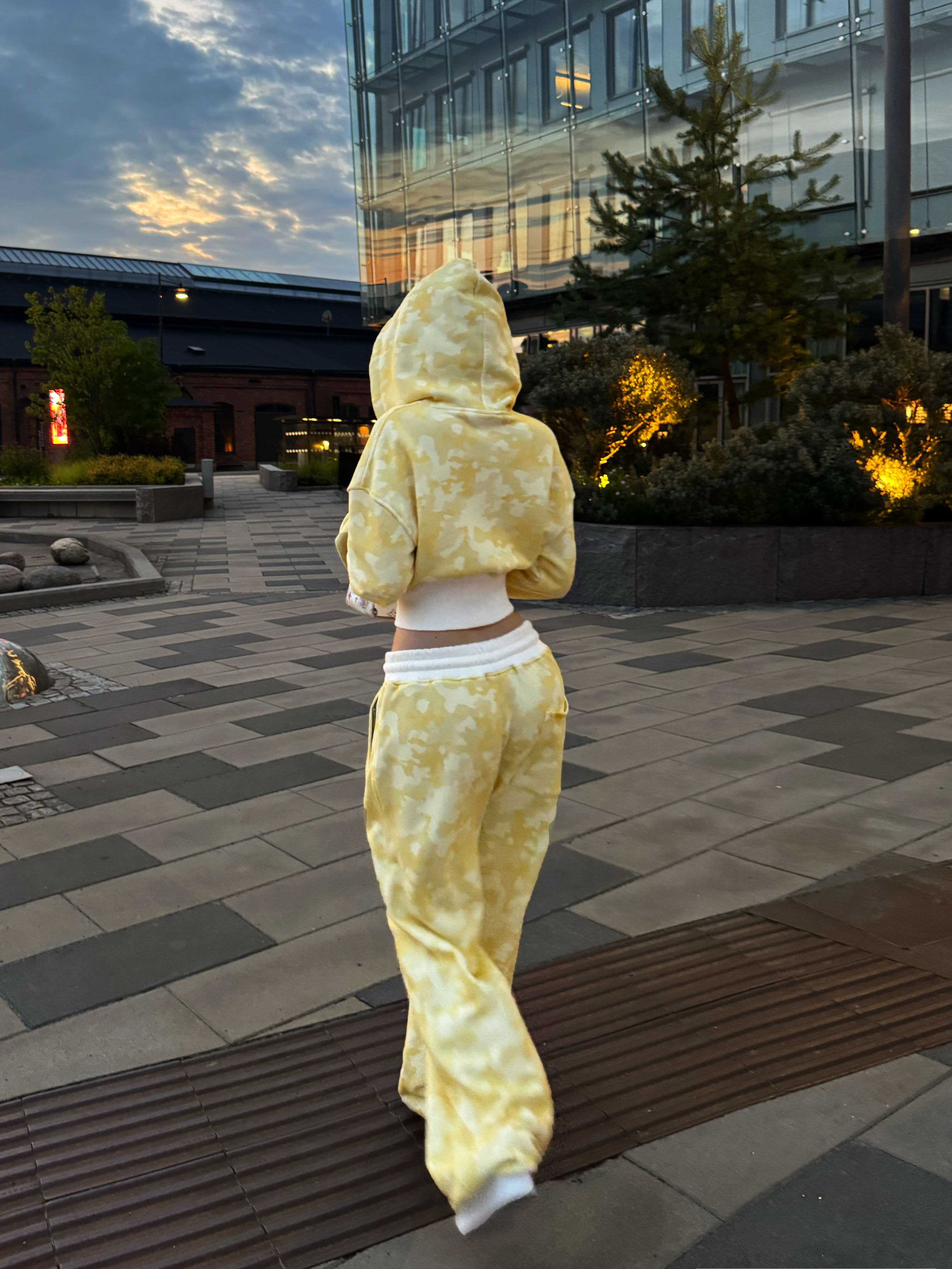 Yellow Camo Baggy Set