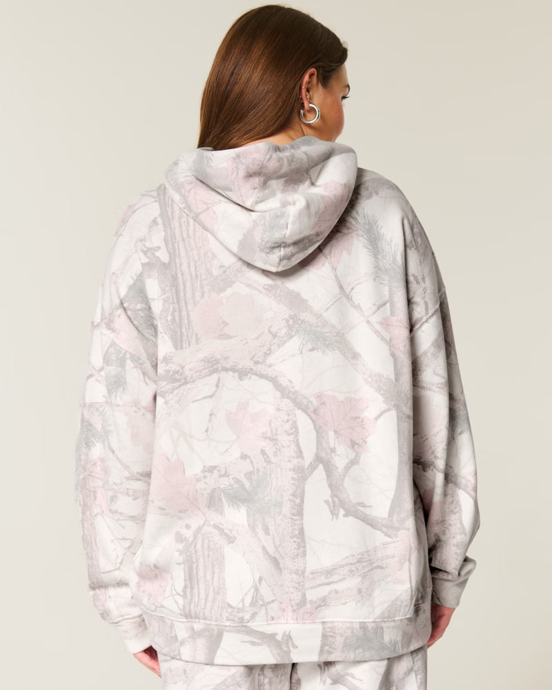 Blush Breeze Camo Hoodie