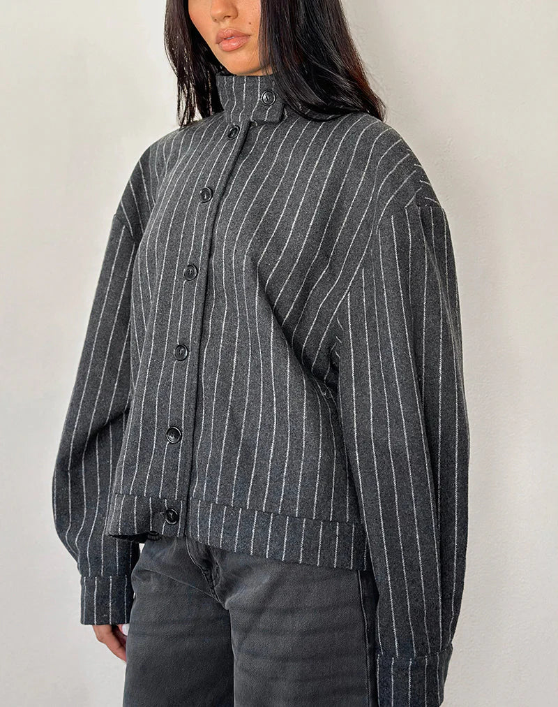The Pinstripe Lastika Jacket
