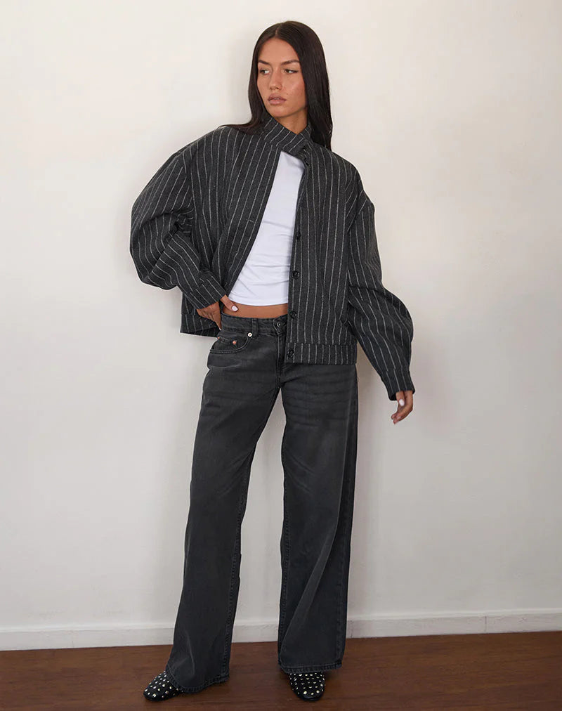 The Pinstripe Lastika Jacket
