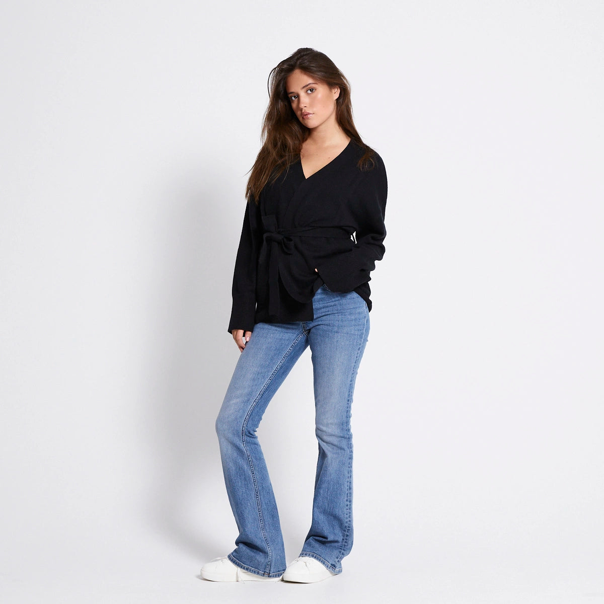 Black Knitted Cardigan