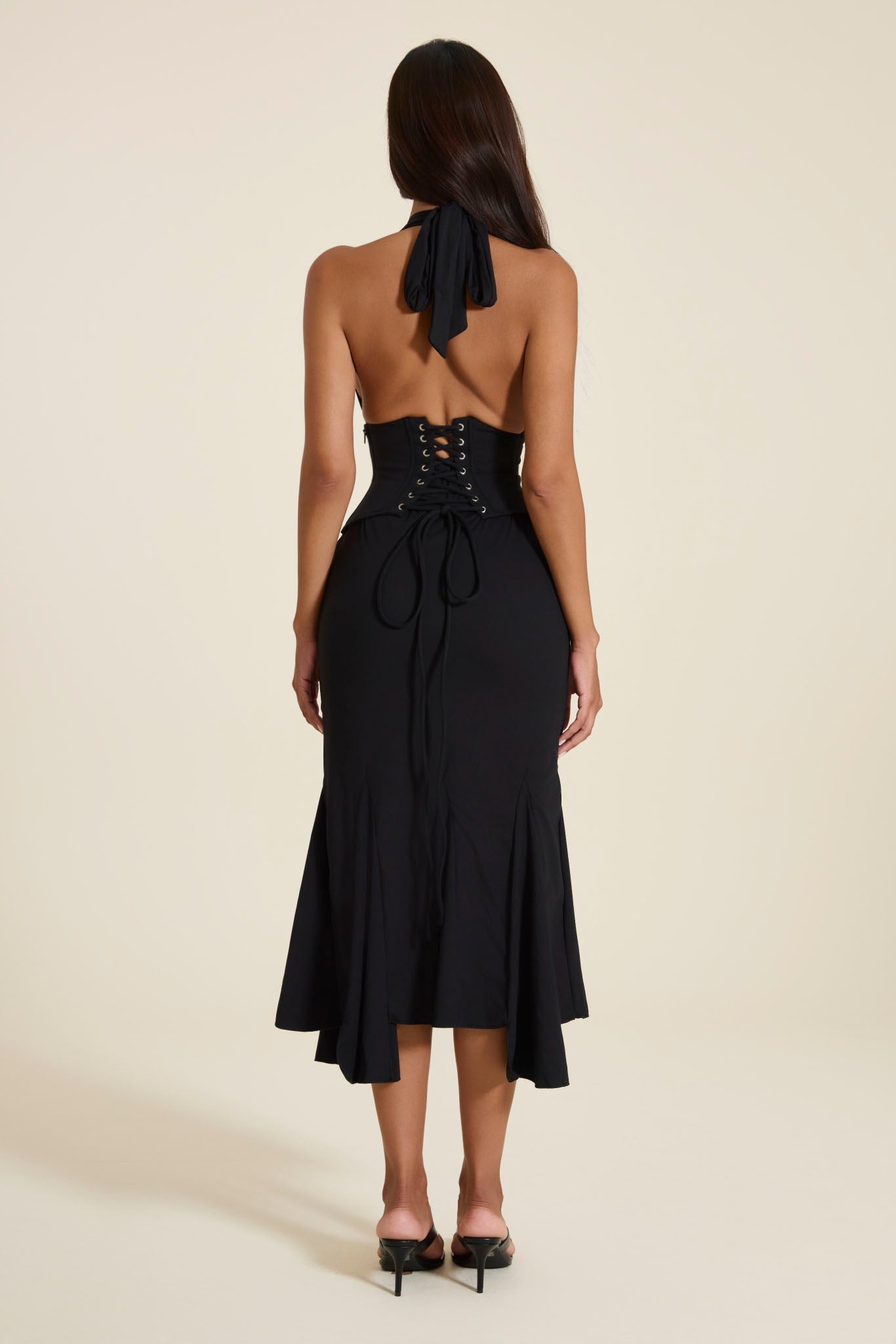 Camille Black Corset Dress