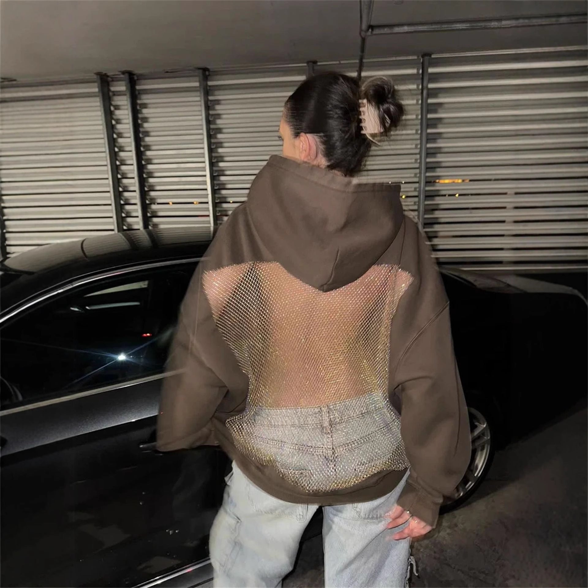 Mesh Back Hoodie