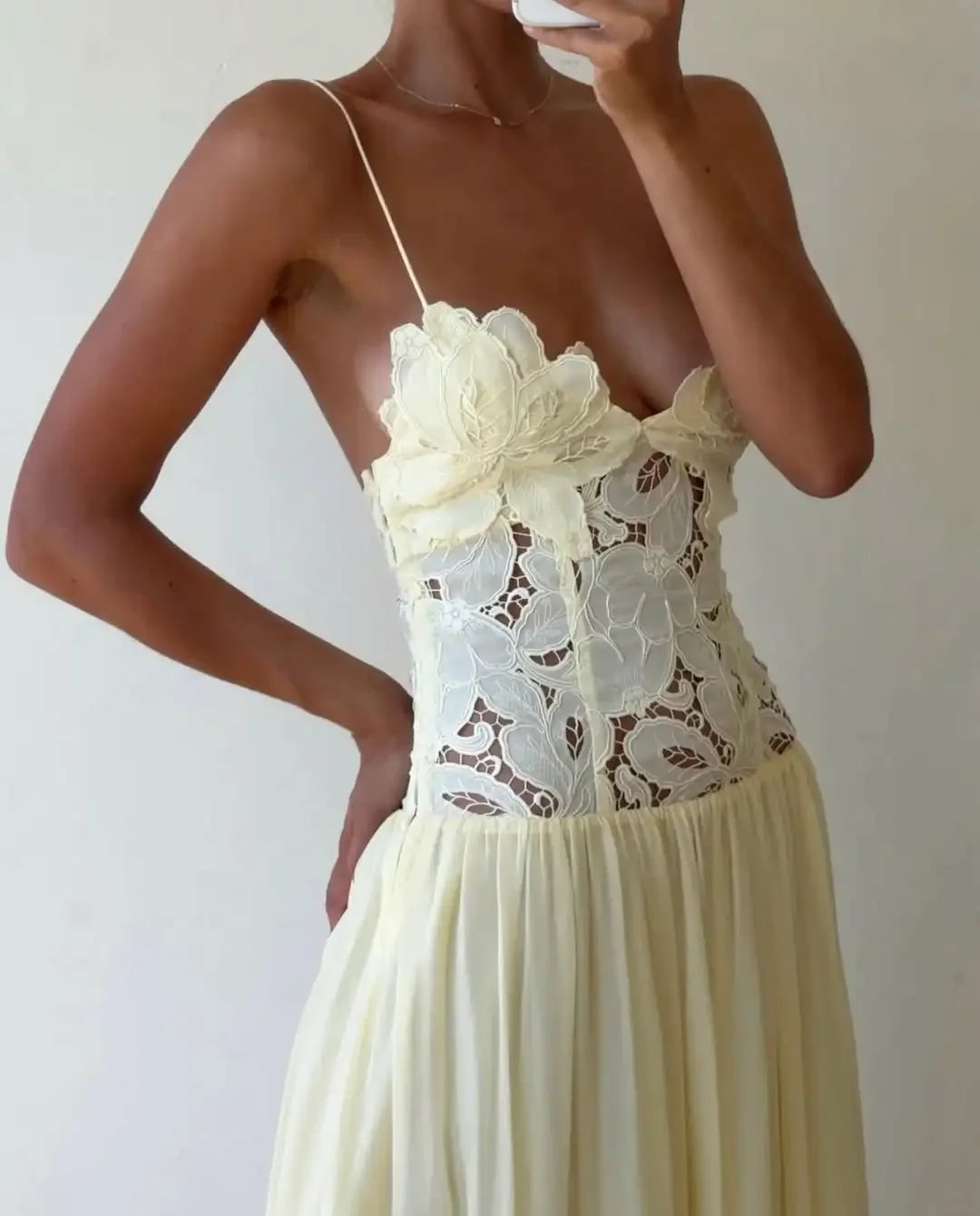 Abito a Corsetto Golden Hour