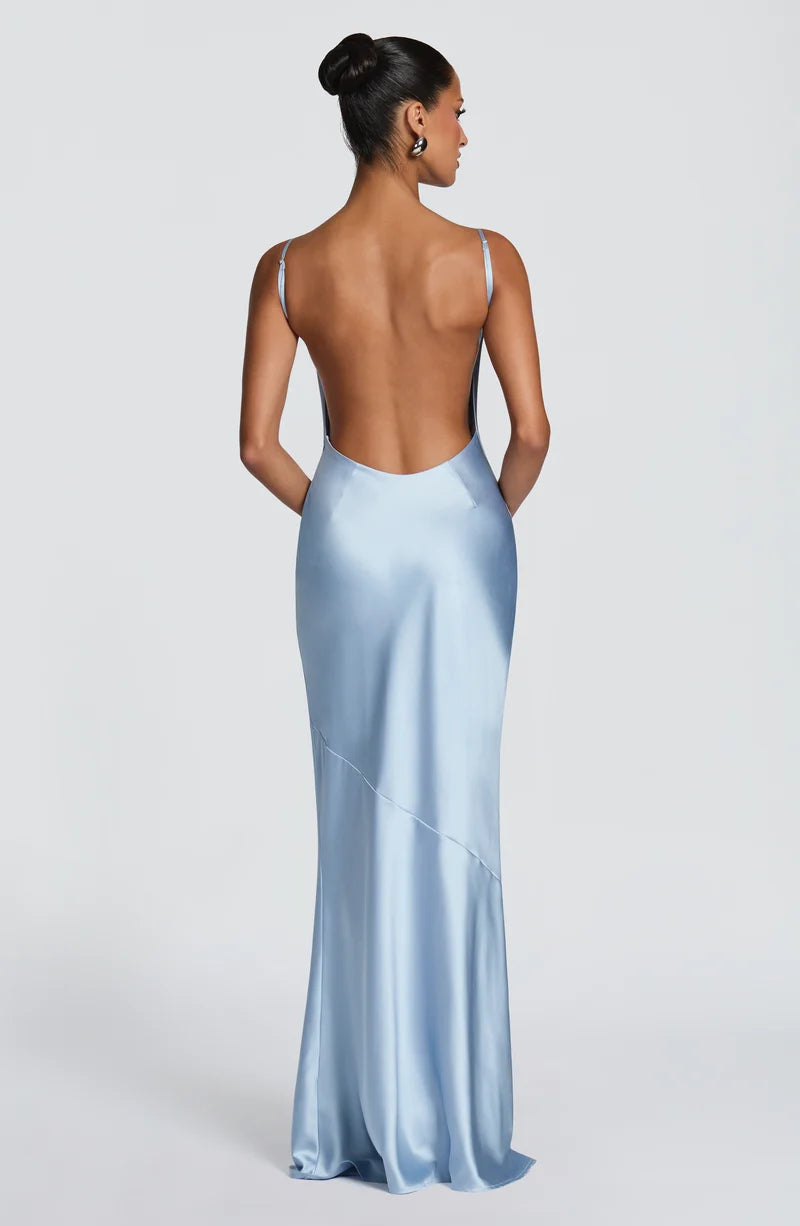 Celestia™ Satin Maxi Dress