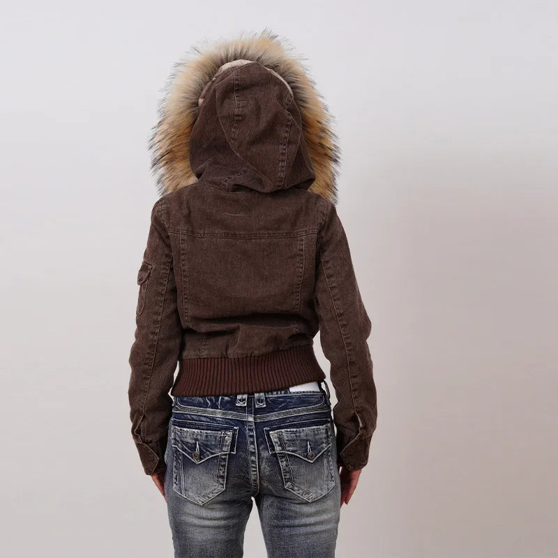 Mocha Hooded Jacket