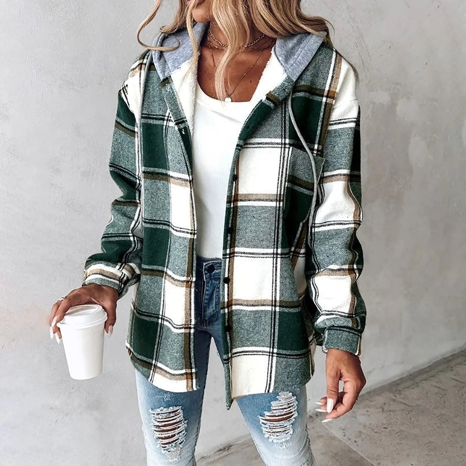 Cozy Check Flannel Jacket