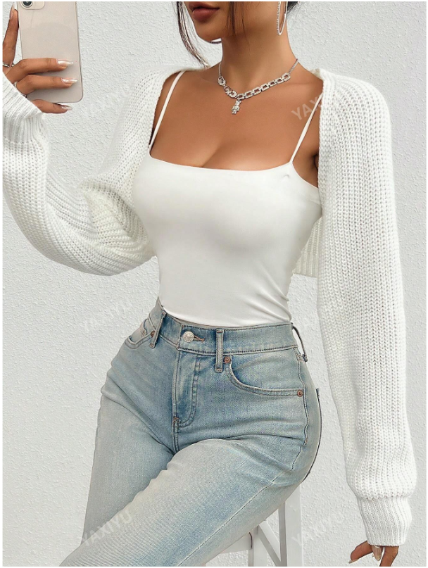 Solid Knitted Cardigan